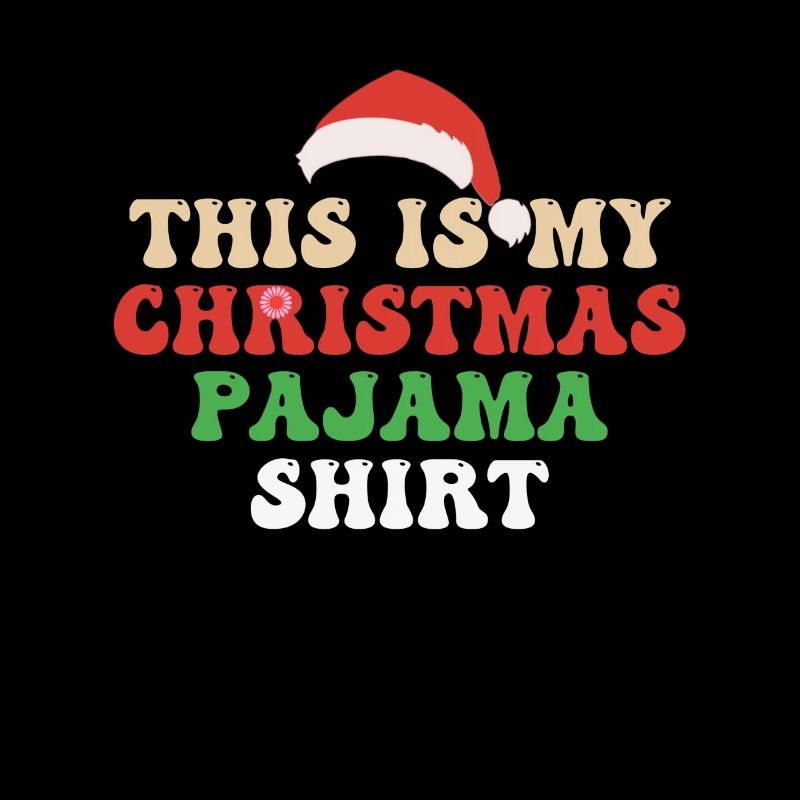 C’est ma chemise de pyjama de Noël drôle de Noël