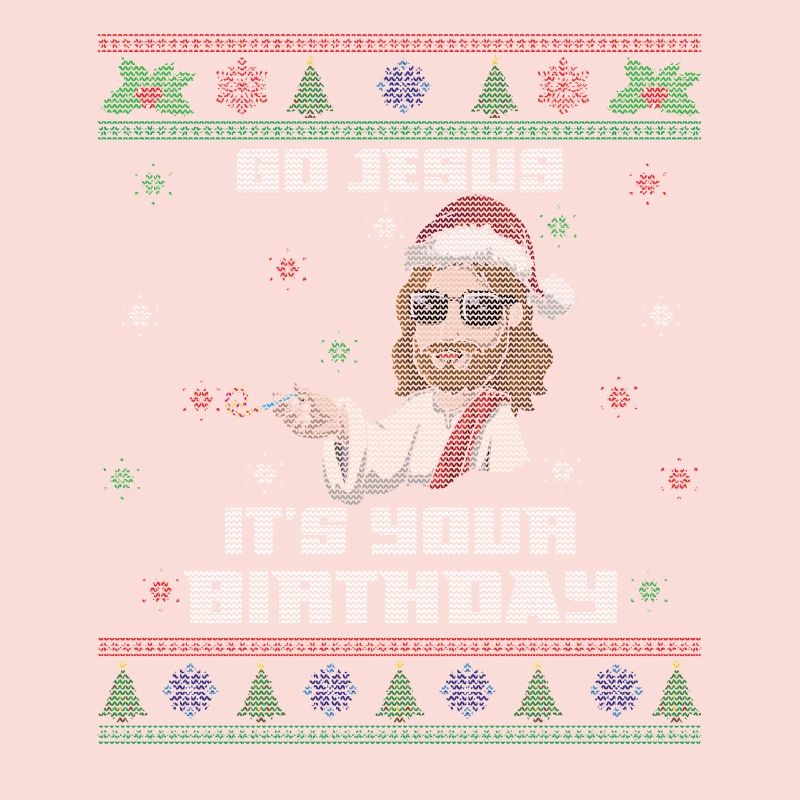 Décembre Joyeuse Naissance Allez Jésus Noël laid