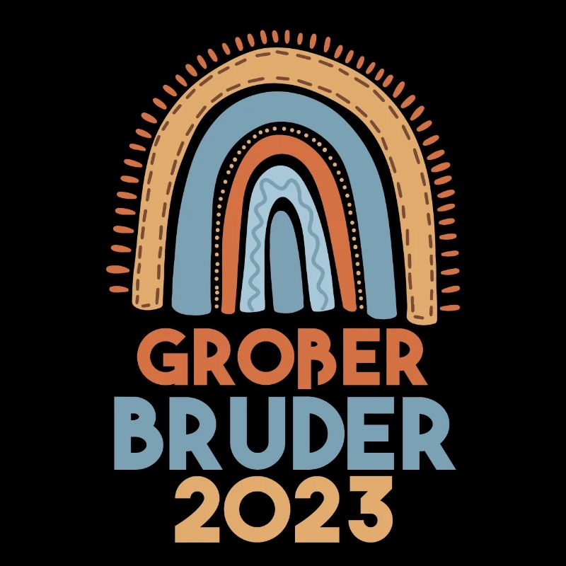 Bruder 2023 Regenbogen Werdender Bruder