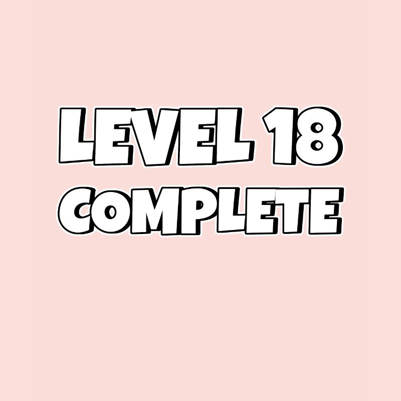 Level 18 Complete Geburtstagsgeschenk 18 Jahre