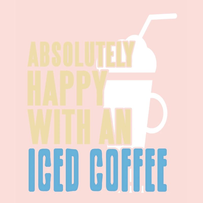 Absolument content d’un café glacé