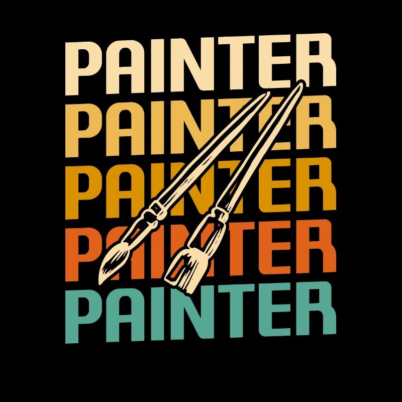 Retro Painter Paint Painting