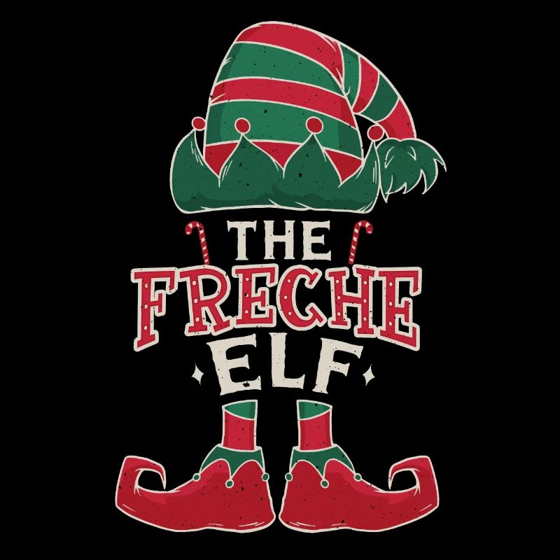 Elfe effronté décembre Amour Elfe Noël
