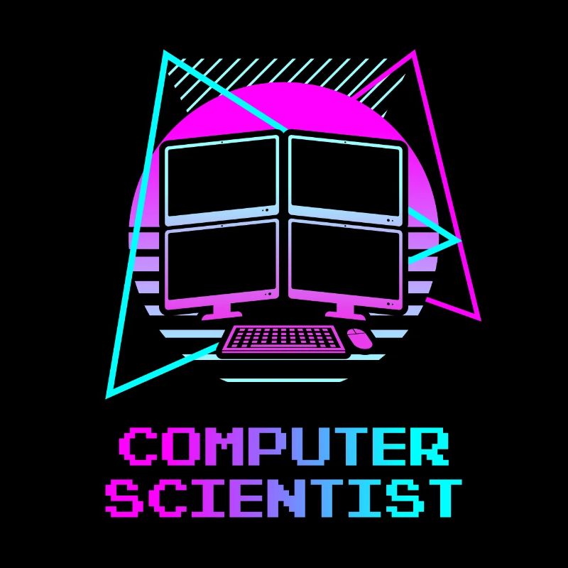 Retro Computer Scientist Information