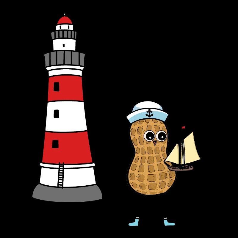 maritime peanut child sailor lighthouse ahoy