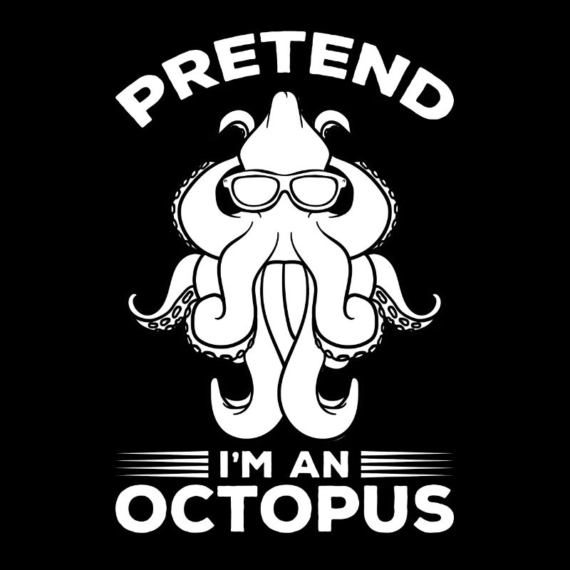 Céphalopode Kraken Octopus - Faites semblant d’être une pieuvre