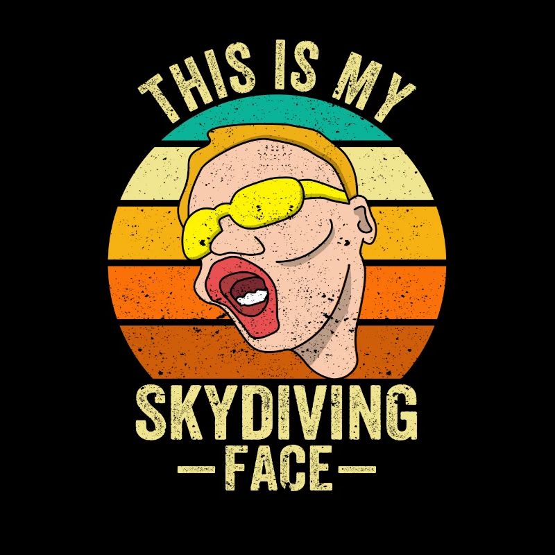 C'est mon visage de parachutisme Drôle