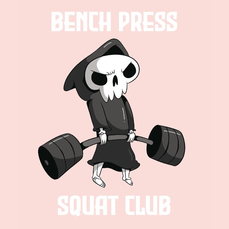Bench Press Squad Club Workout Grim Reaper Training