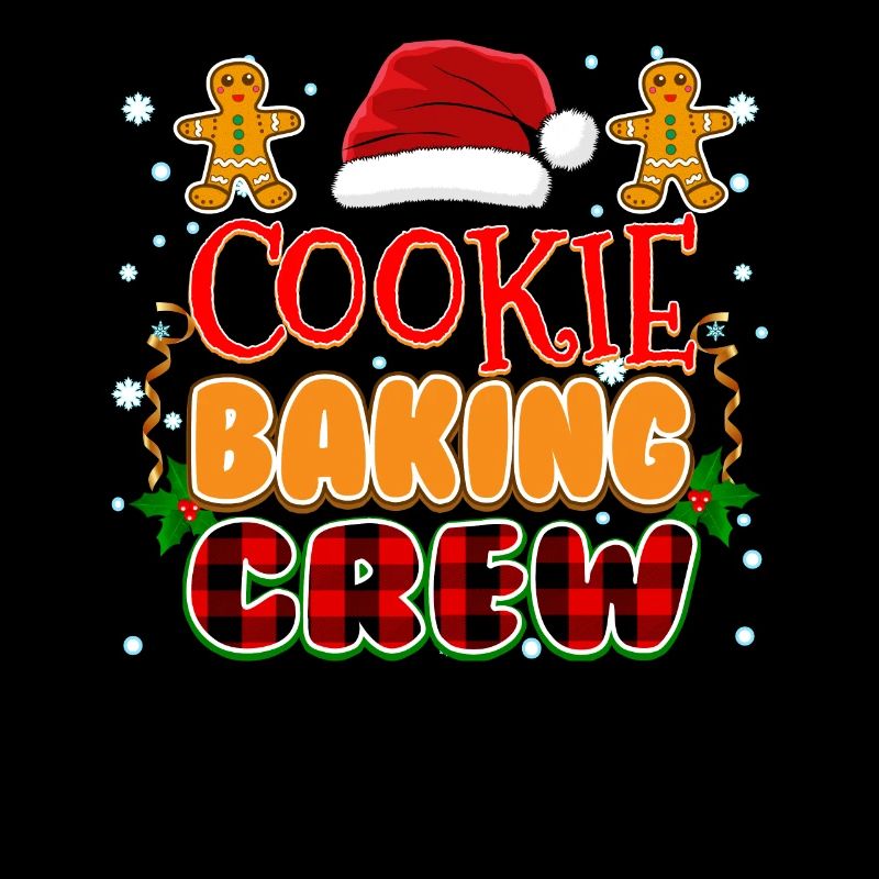 Lustige Weihnachten Pjs Cookie Baking Crew