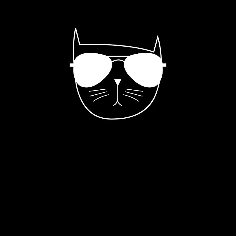 Chat avec des lunettes de soleil