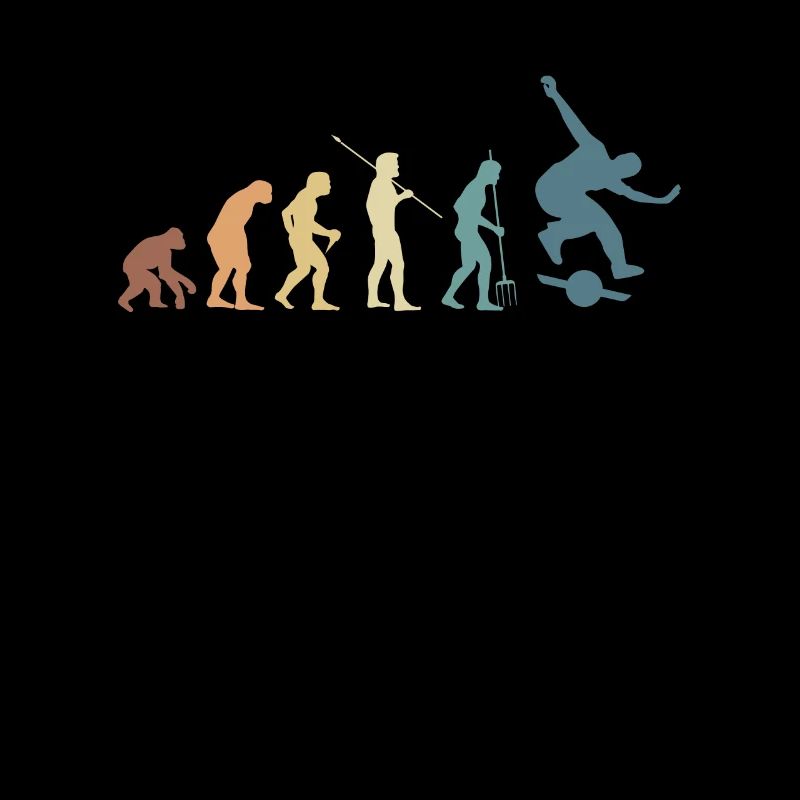 Vintage Retro Evolution Onewheel Shirt Geschenk