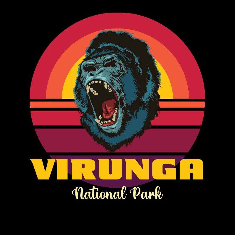 Virunga Park in Congo Gorilla Safari Souvenir Afri