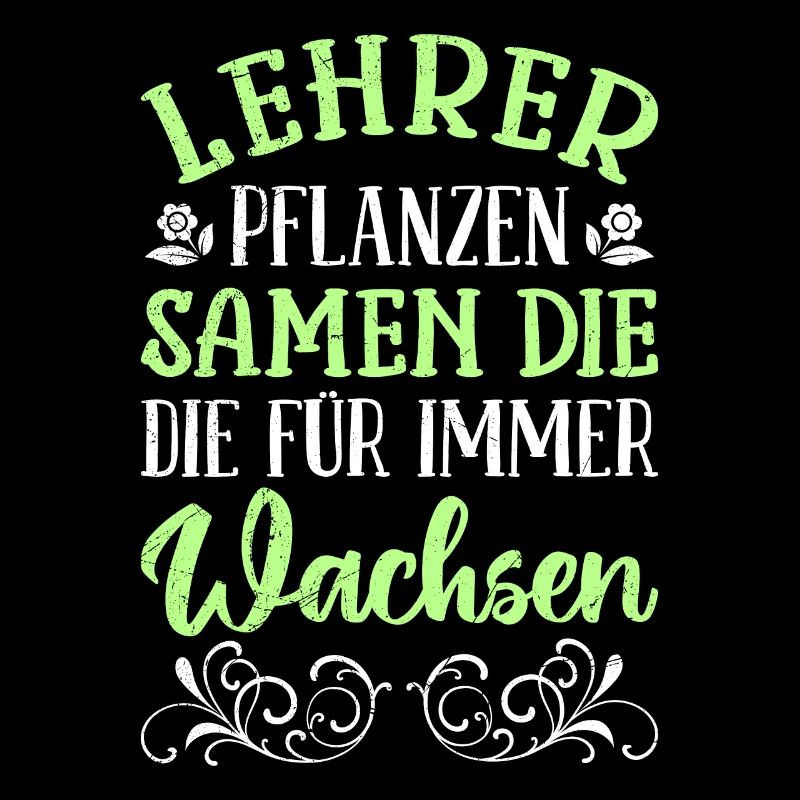 Lehrer pflanzen Samen die wachsen Lehrer