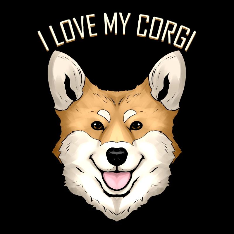 Amoureux des chiens - J’aime mon Corgi