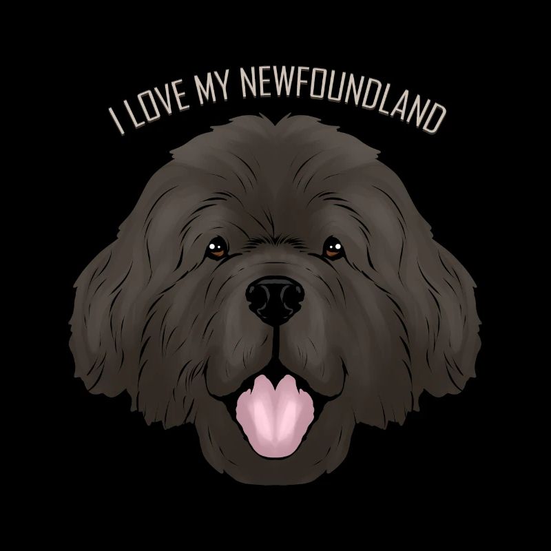 Amoureux des chiens - J’aime mon Terre-Neuve