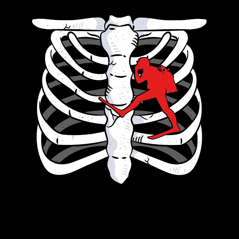 Lung of the diver