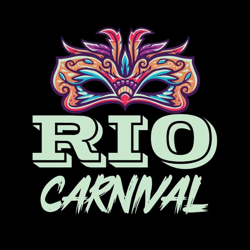 Carnaval Rio de Janeiro Brésil Carnaval Masque F
