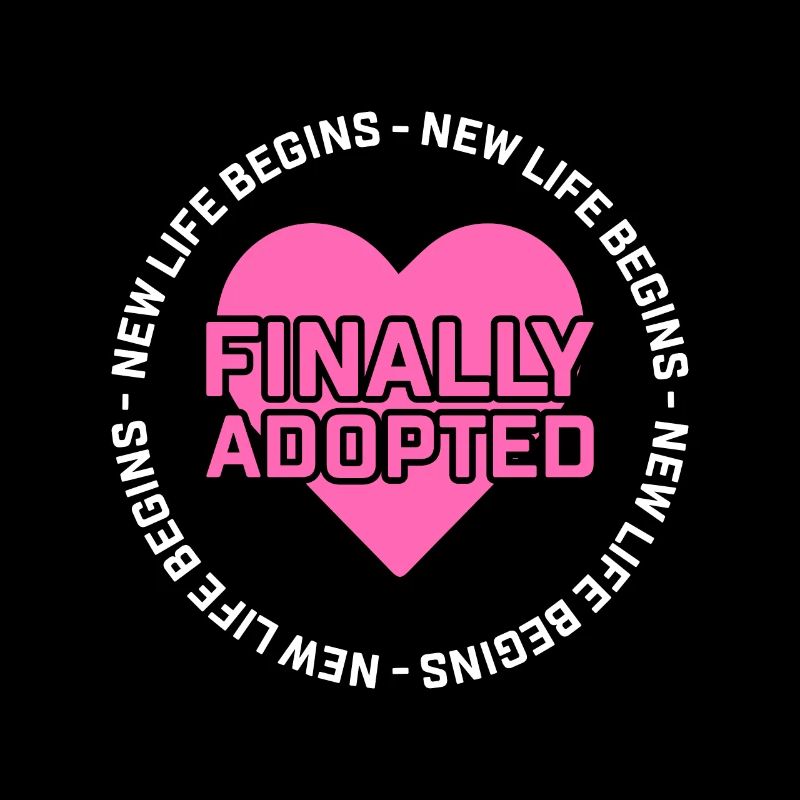 Ein Neues Leben Beginnt Endlich Adoptiert Kein