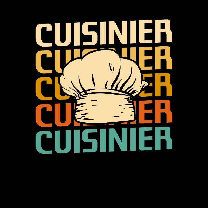 Retro Cuisinier Chef Cuisine