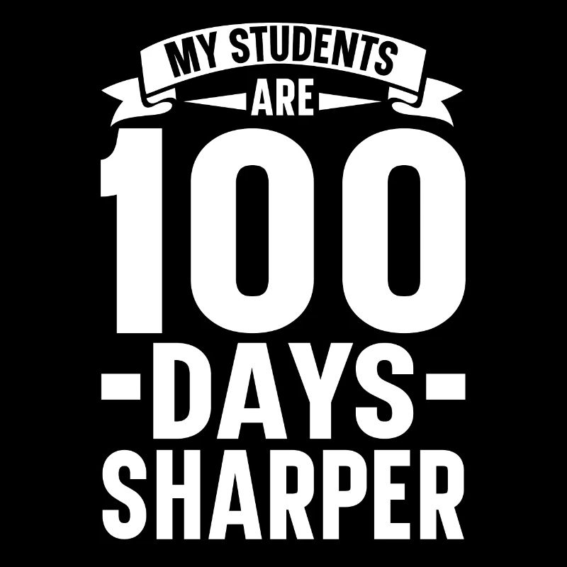 100 jours plus nets 100e jour d’école enseignant