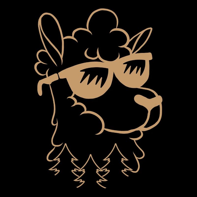 Llama Head Llama Lover - Cute Llama Farmer Alpaca