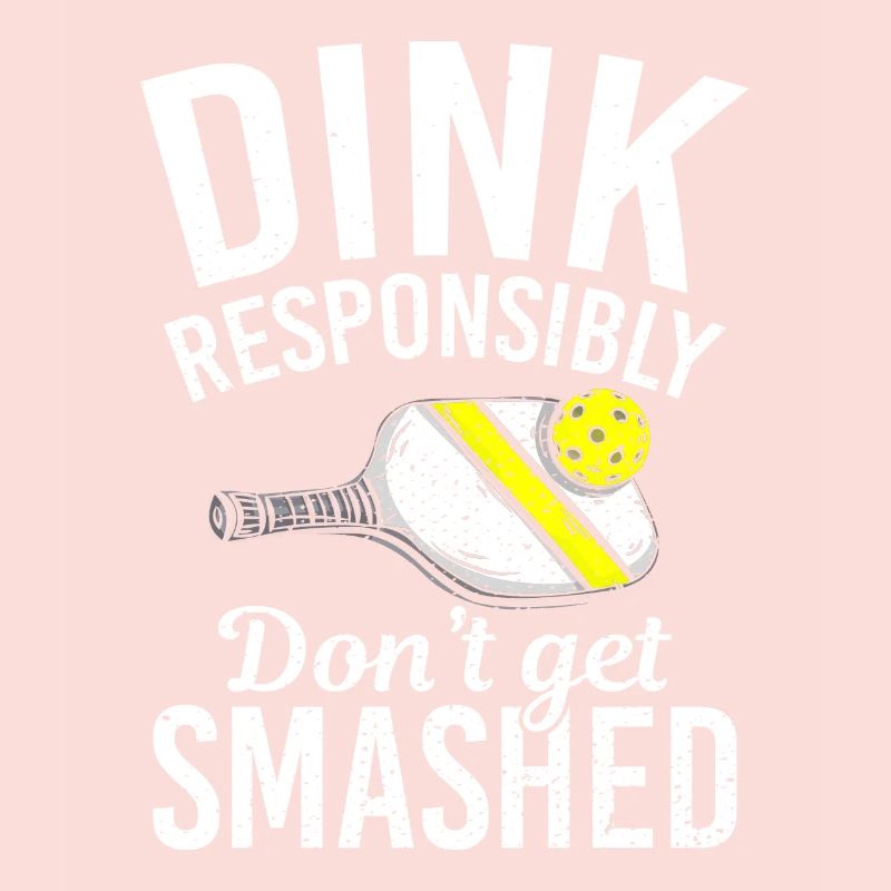 Dink de manière responsable ne vous faites pas écraser pickleball