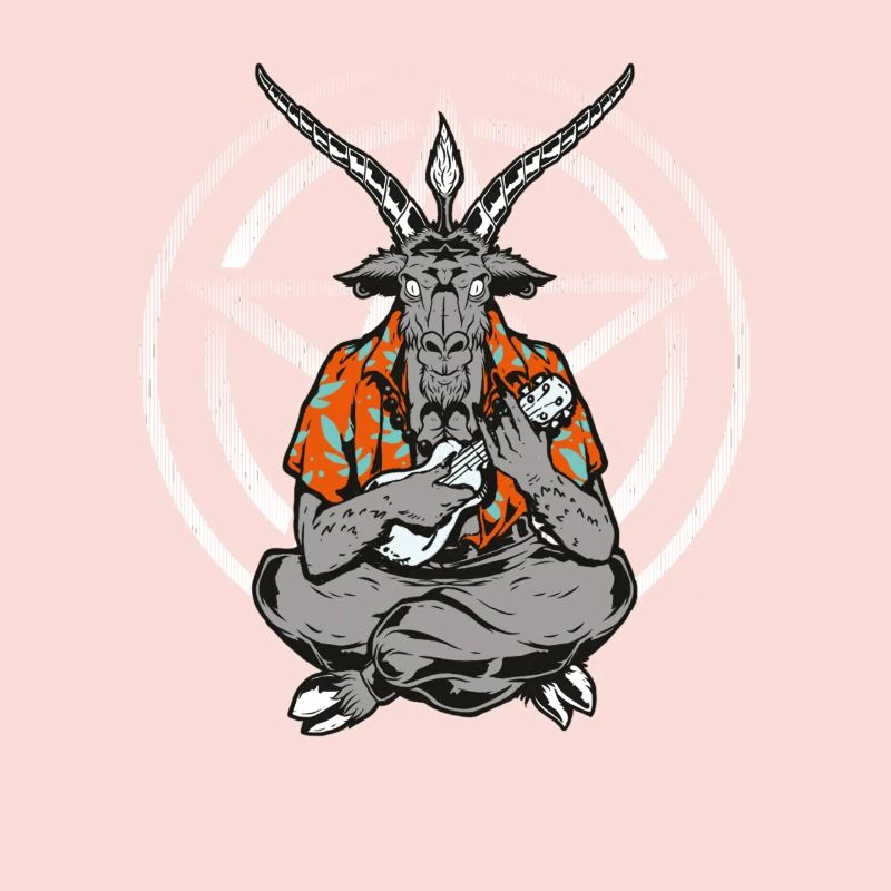 Uke Satan Ukulele Spieler Lustiges Ukulelen
