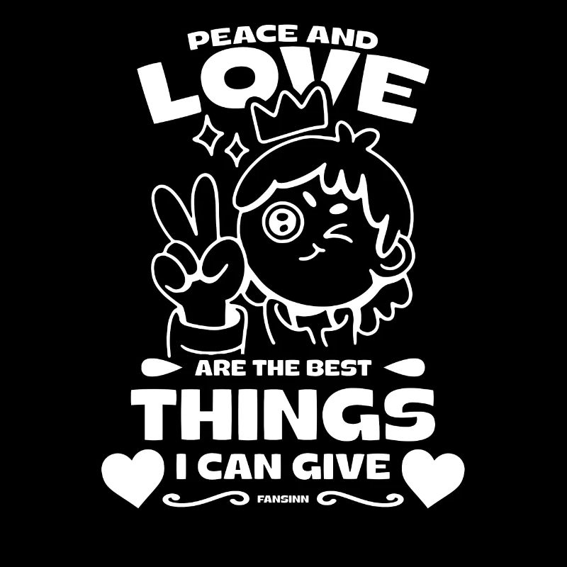 cooler Spruch zu Liebe und Frieden