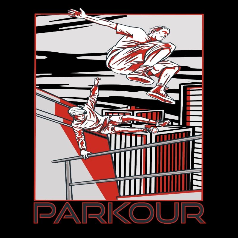 Parkour Warning Jump over everything Run Jump