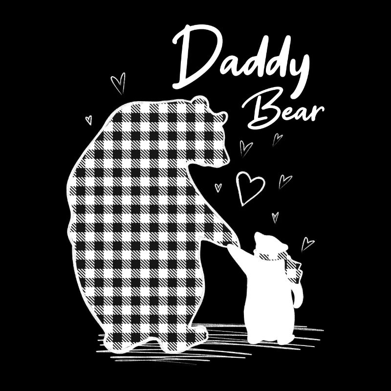 Papa Bear Plaid Buffle Gris