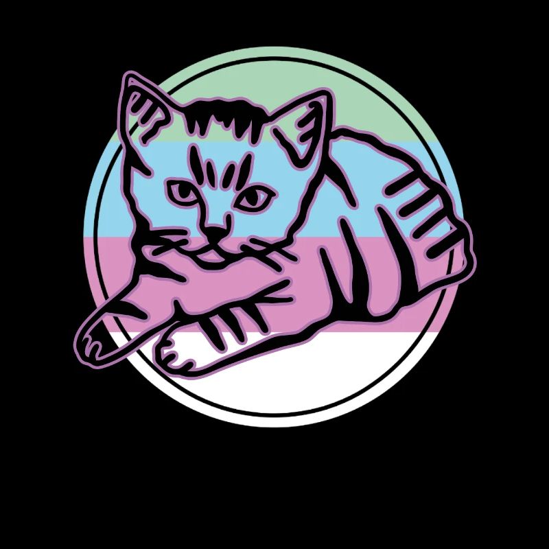 Chat graphique Retro Cat pour les propriétaires de chats