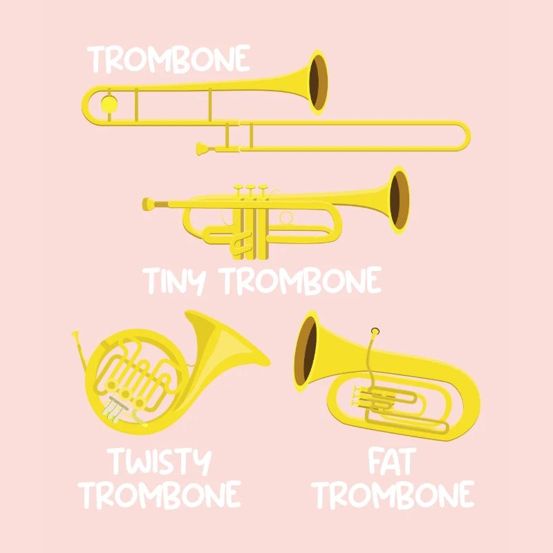 Petit Trombone Curvy Trombone Trombone Épais