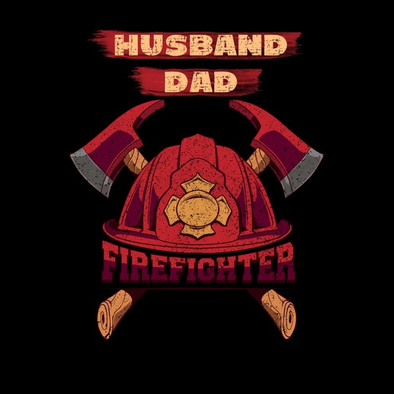 Ehemann Papa Feuerwehrmann