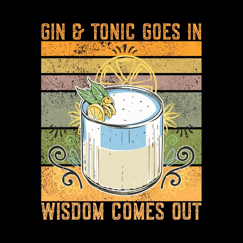 Gin In Wisome sort drôle de gin en disant