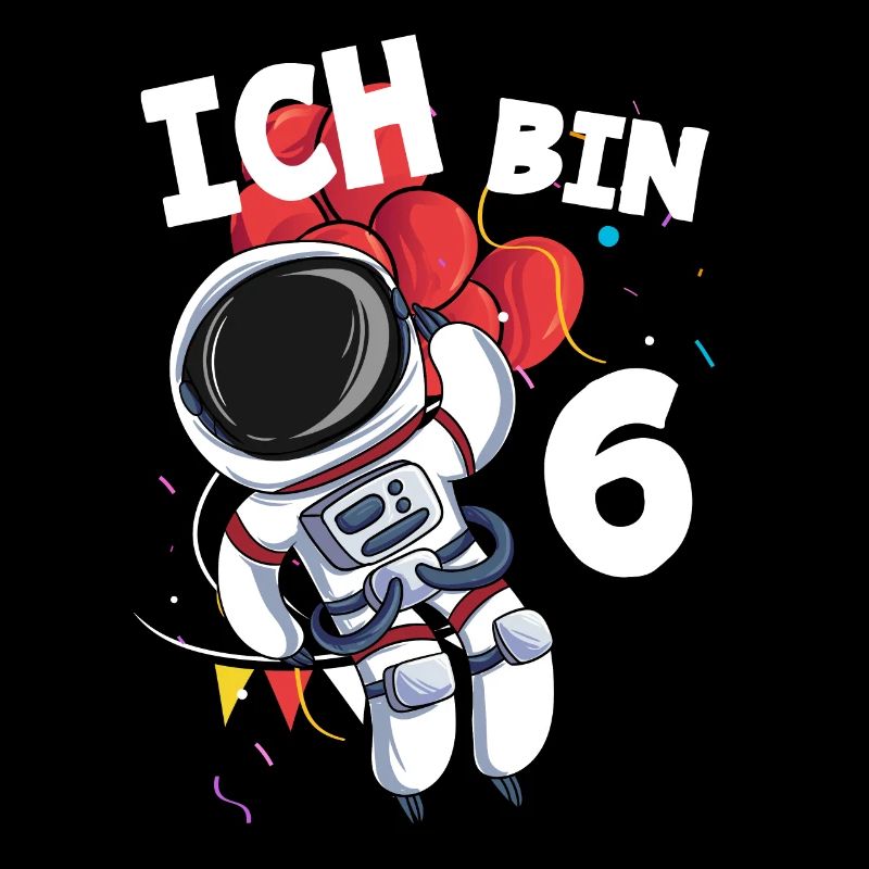 Ich bin 6 Jahre Astronaut 6. Geburtstag