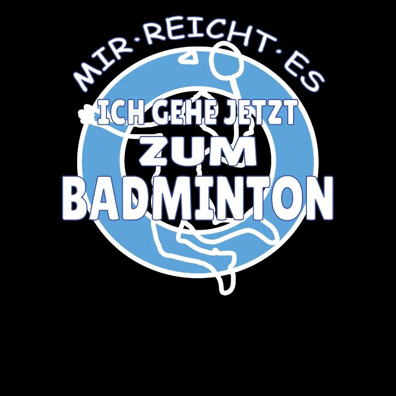 Badminton Spieler Geschenkidee Design