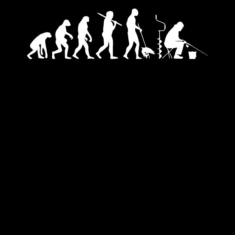 Ice Fishing Evolution Joke