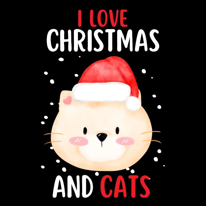 J’aime Noël et Chats Chat Noël