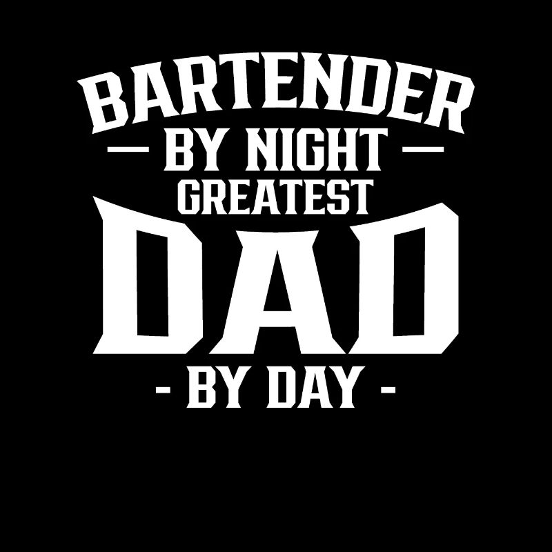 Bartender By Night Greatest Dad By Day Shirt