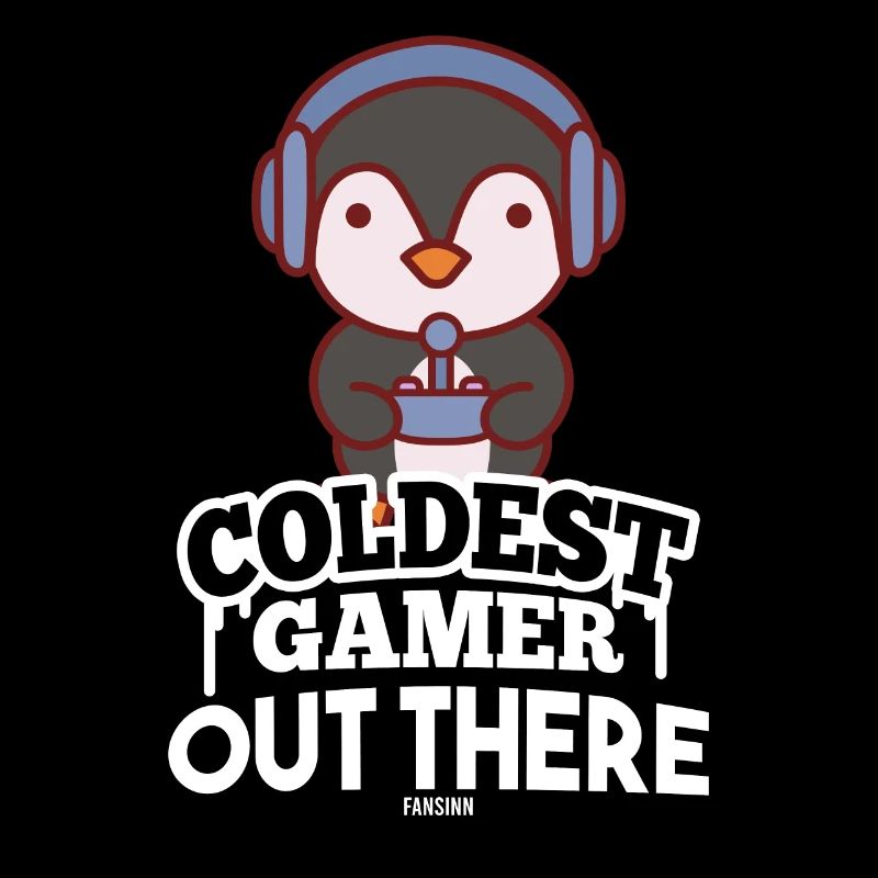 Cool Penguin joue à un jeu
