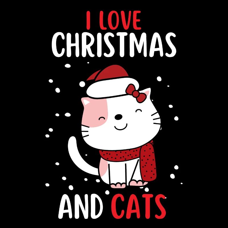 J’aime Noël et Chats Chat Noël