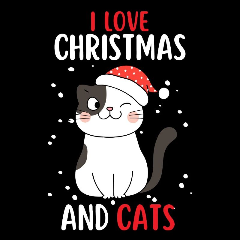 J’aime Noël et Chats Chat Noël