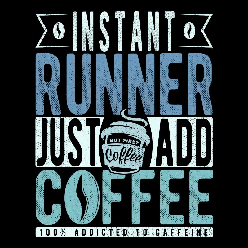 Läufer Kaffee Spruch