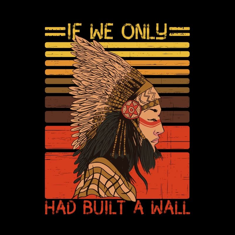 If We Only Had Built A Wall Native American
