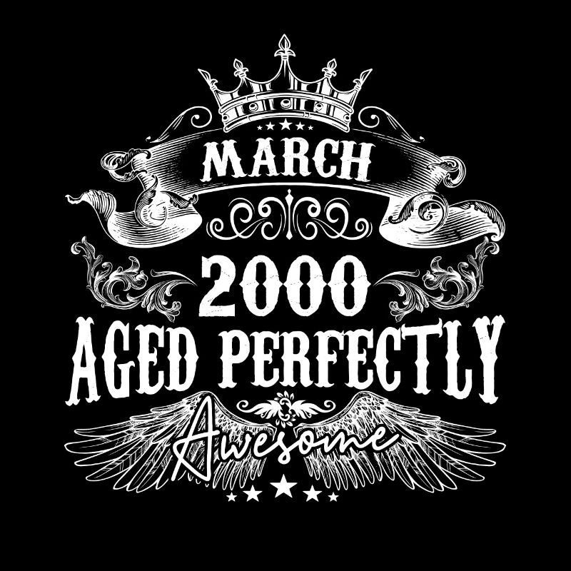 2000 | März 2000 Geburtstag Perfekt gealtert