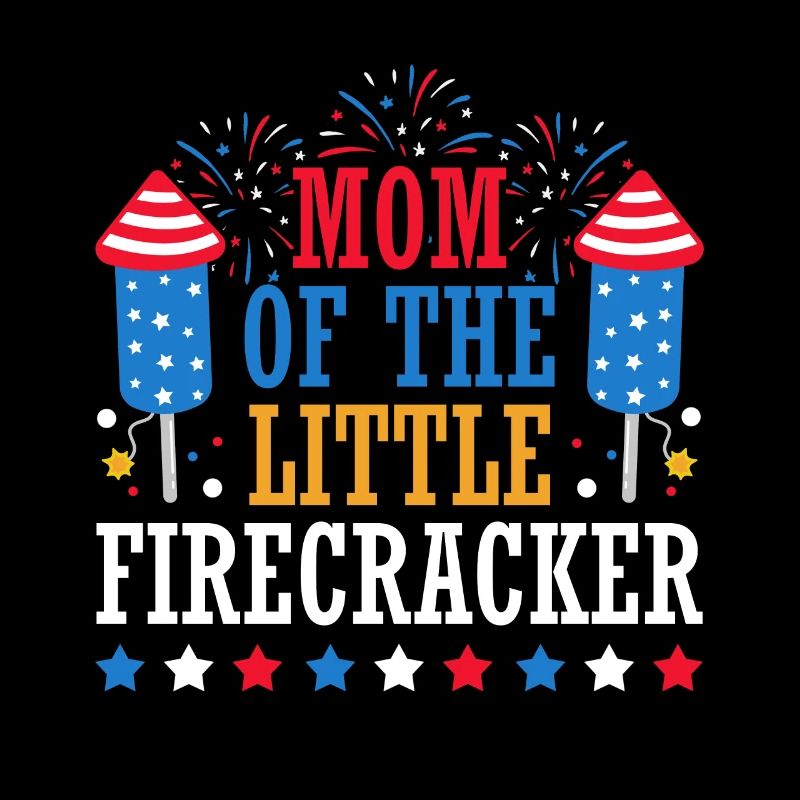 Mutter Des Kleinen Knallfrosches 4. Juli Feuerwerk