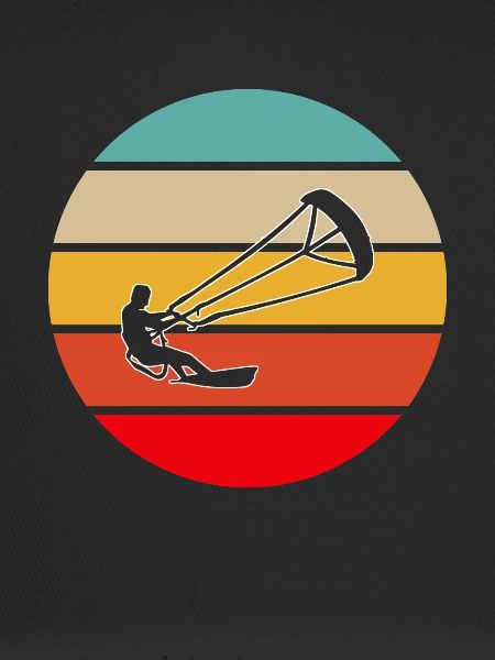 Kite Surfing Retro