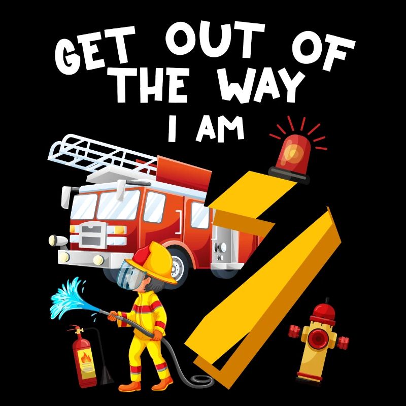 Fire engine Firefighting I am 7 years old