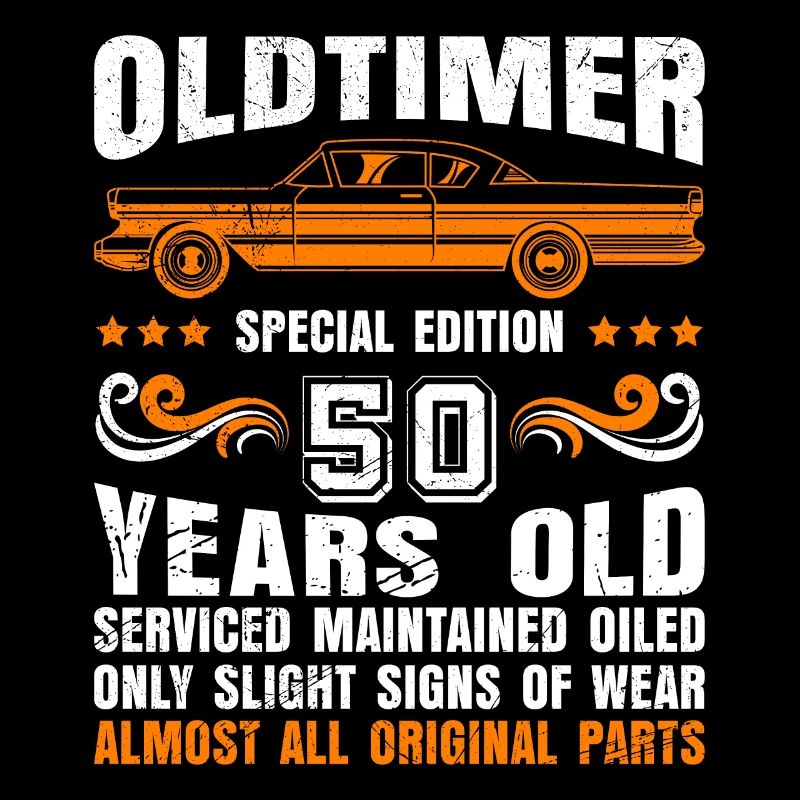 Oldtimer 1973 50 ans 50e anniversaire hommes