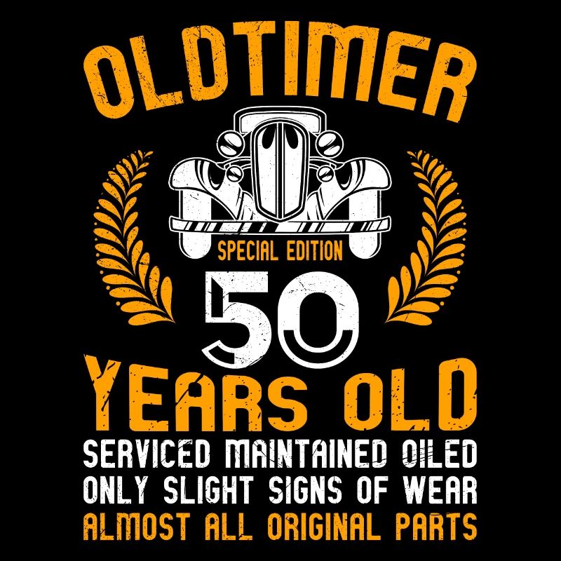 Oldtimer 50 ans 50e anniversaire hommes hommes
